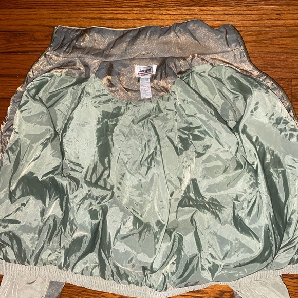 Vintage Silky JANEAVE Gold Bomber Jacket Coat Top - Picture 4 of 14